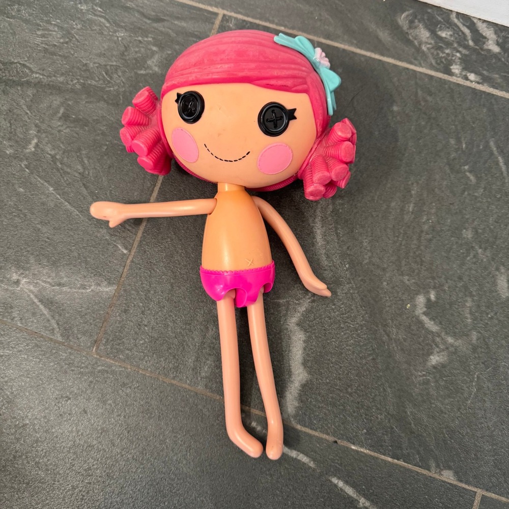 MGA Lalaloopsy Coral Sea Shell Mermaid Doll 2011-12 NO CLOTHES Y2K Kidcore